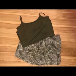 🌴 White House Black Market Shorts AND Cami 🌴